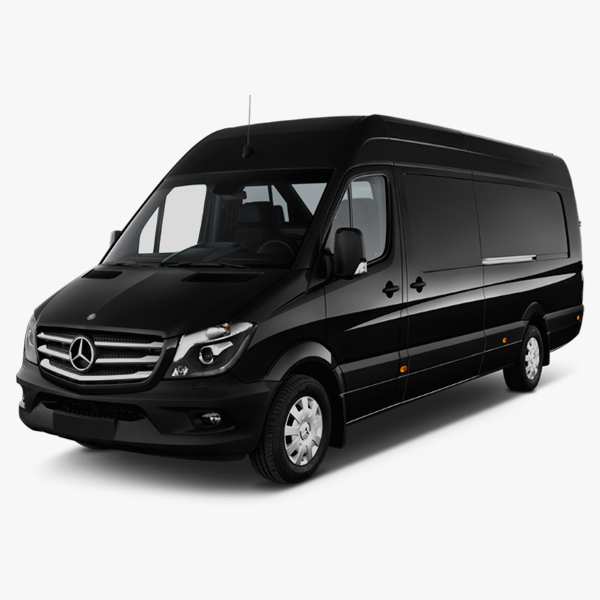 Mercedes Sprinter 9 person vehicle for large group transfers Byron Bay
